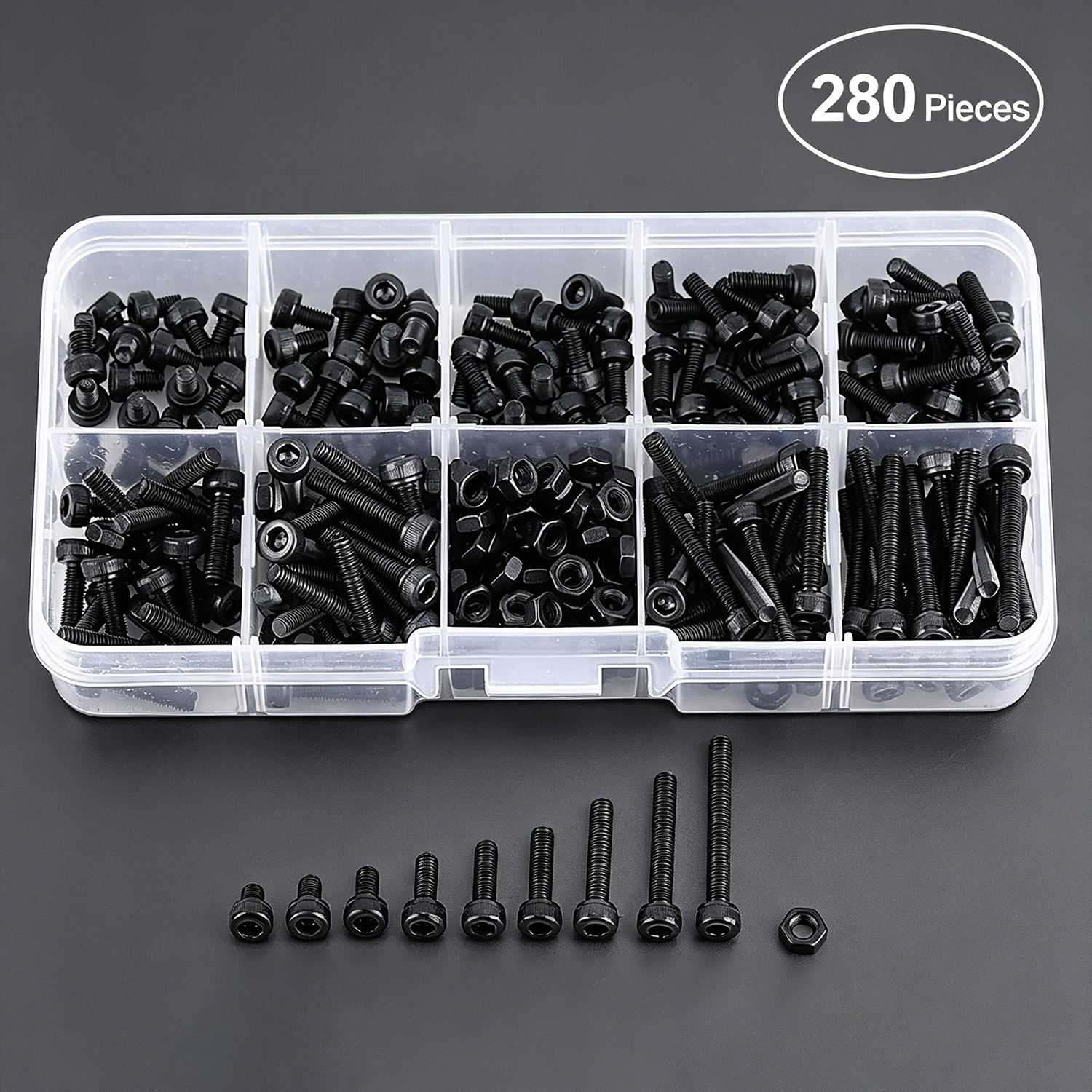 Diy Electronics Com - M3 Black Hex Socket Head Cap