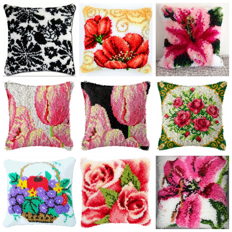 Diy Electronics Projects For Adults - Colorful Flower Series Latch Hook Rug