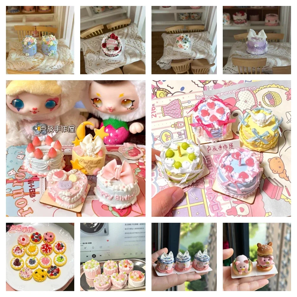 Diy Electronics Housing - Doll House Clay Birthday Cake Doll