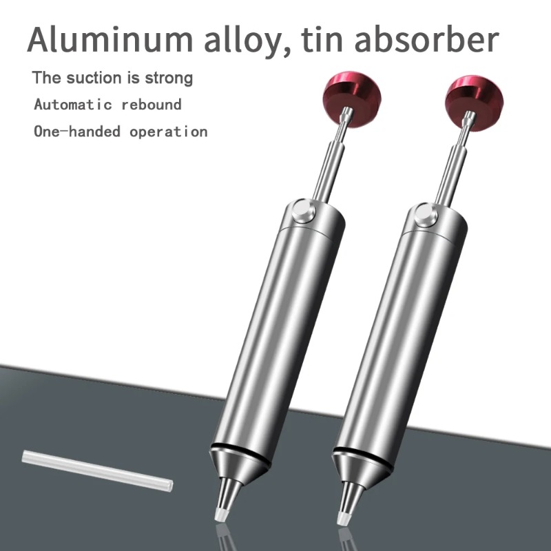 Desoldering Pump Solder - ANSIKI MJF-D9 Solder Sucker Aluminum Alloy