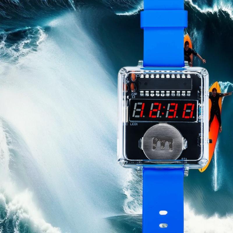 Diy Electronics Com - 1Set DIY Electronic Watch Kit LED