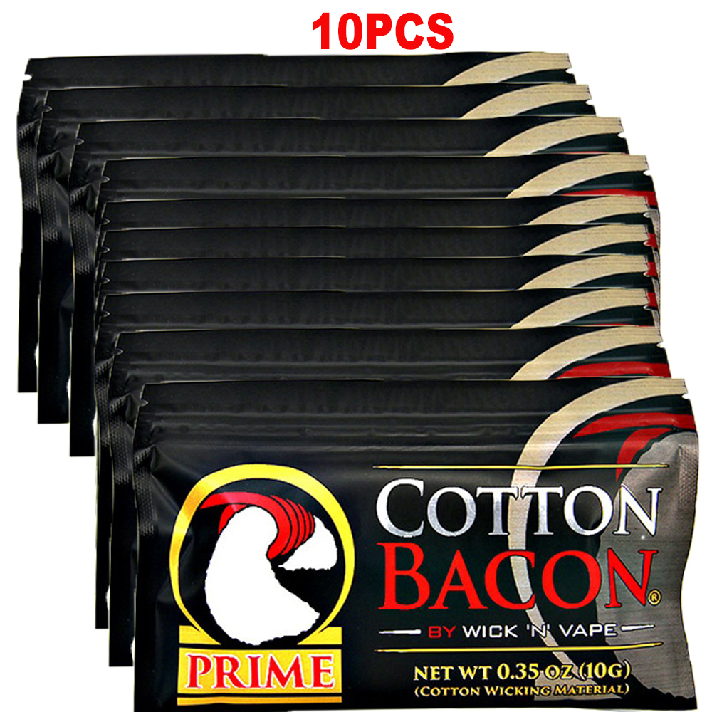 10Pack 2.0 Cotton Bacon Vape C - огляд і ціна Diy Vape Electronics