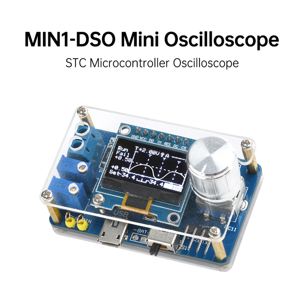 DIY Mini Digital Oscilloscope  - огляд і ціна Diy Kit Elektronik