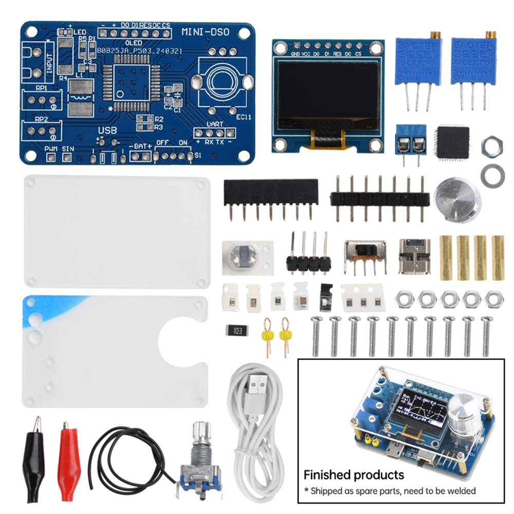 DIY Mini Digital Oscilloscope  - огляд і ціна Diy Kit Elektronik