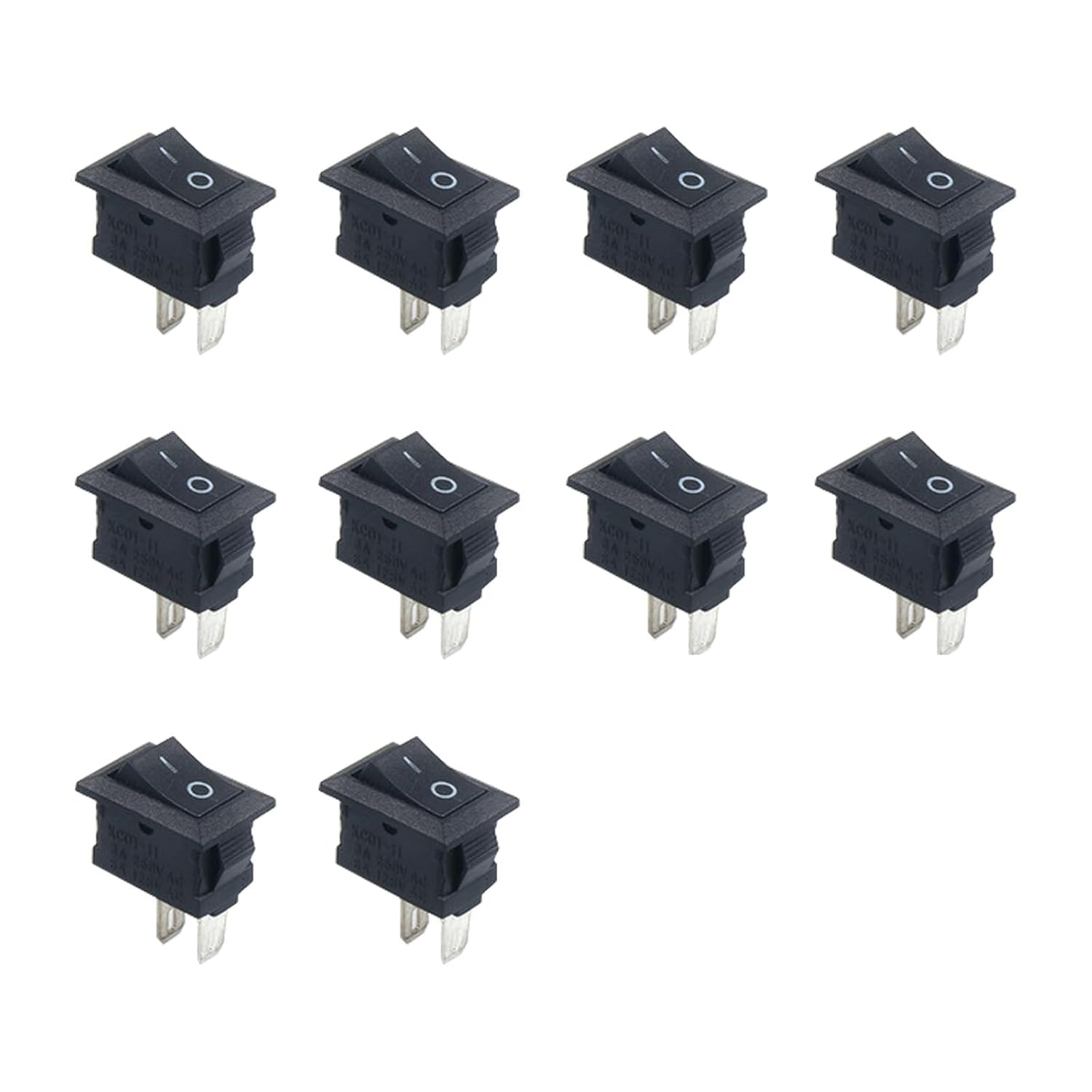 10PCS Rocker Switch 31x10mm 2  - огляд і ціна Diy Boat Electronics