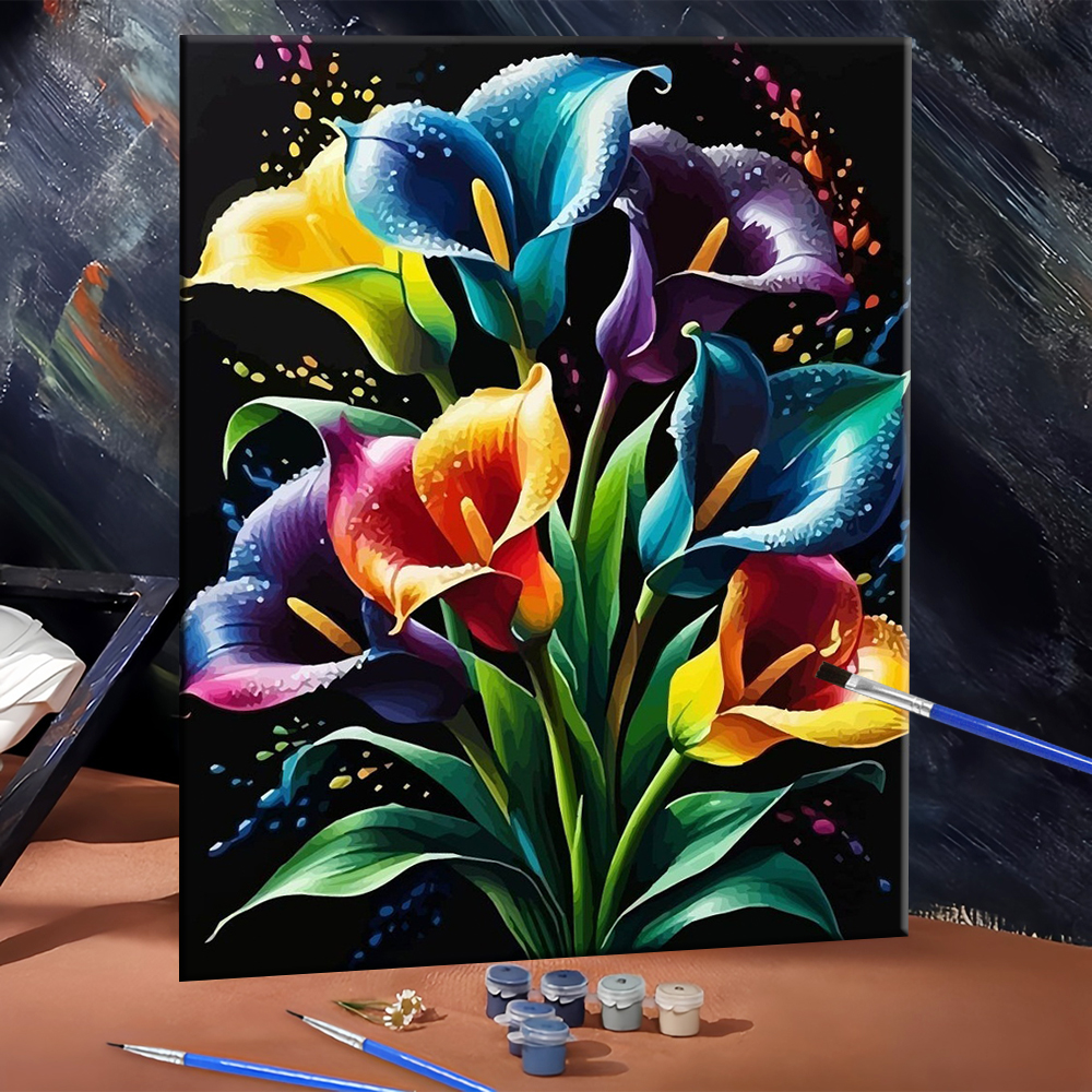 DIY Digital Oil Painting Flowe - огляд і ціна Diy Elektronik