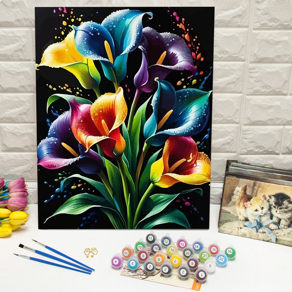 DIY Digital Oil Painting Flowe - огляд і ціна Diy Elektronik