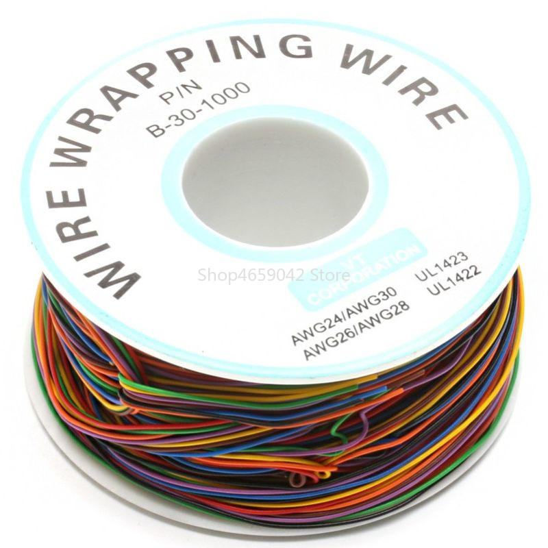 8 Colors OK Line 30AWG Wrappin - огляд і ціна Breadboard Jumper Wire
