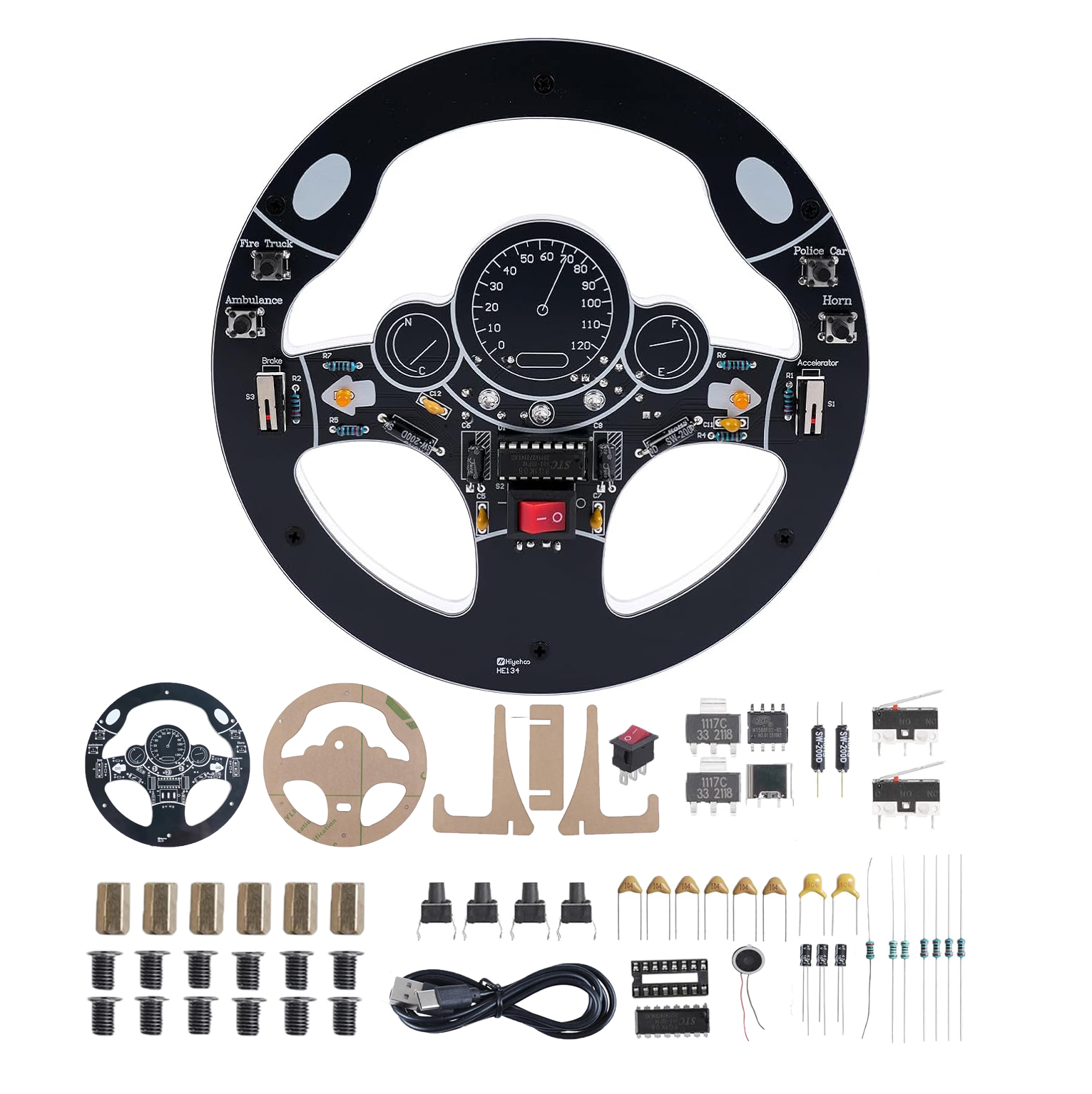 Car Steering Wheel DIY Solderi - огляд і ціна Diy Electronics Projects For Adults