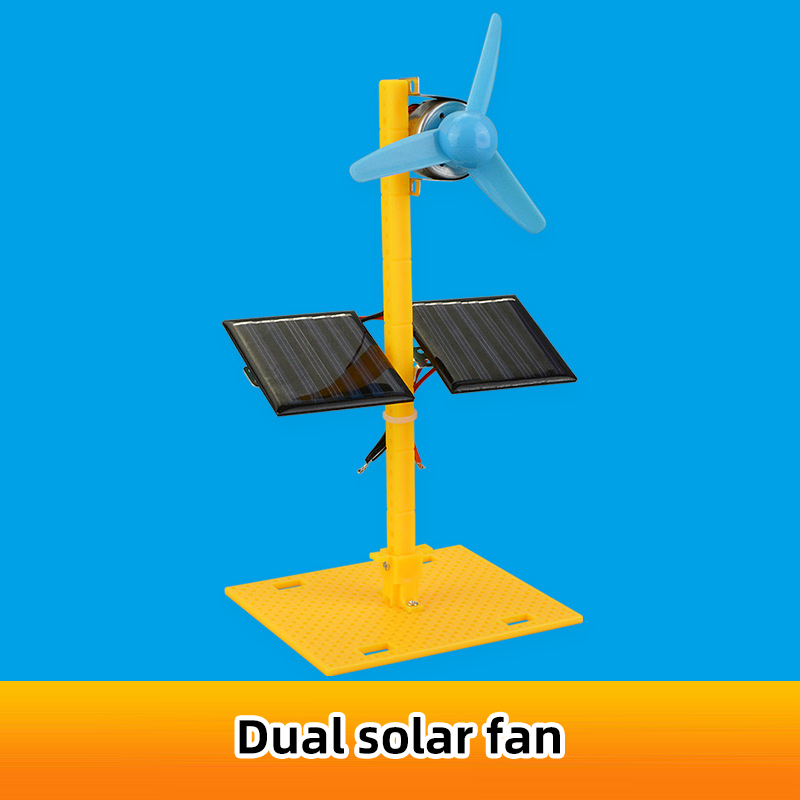 DIY Solar Electric Fan Model A - огляд і ціна Diy Kit Elektronik