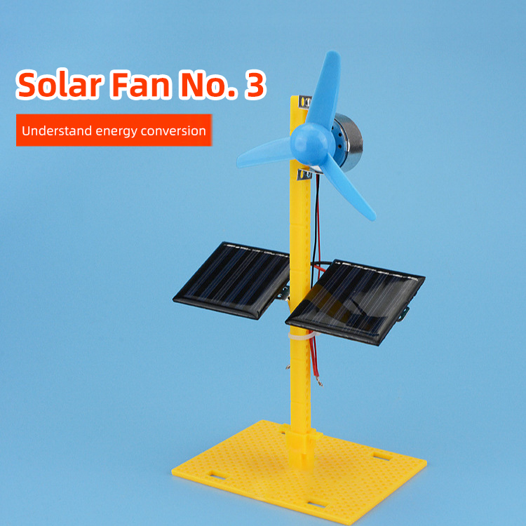 DIY Solar Electric Fan Model A - огляд і ціна Diy Kit Elektronik