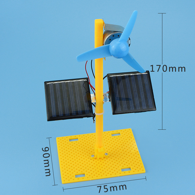 DIY Solar Electric Fan Model A - огляд і ціна Diy Kit Elektronik