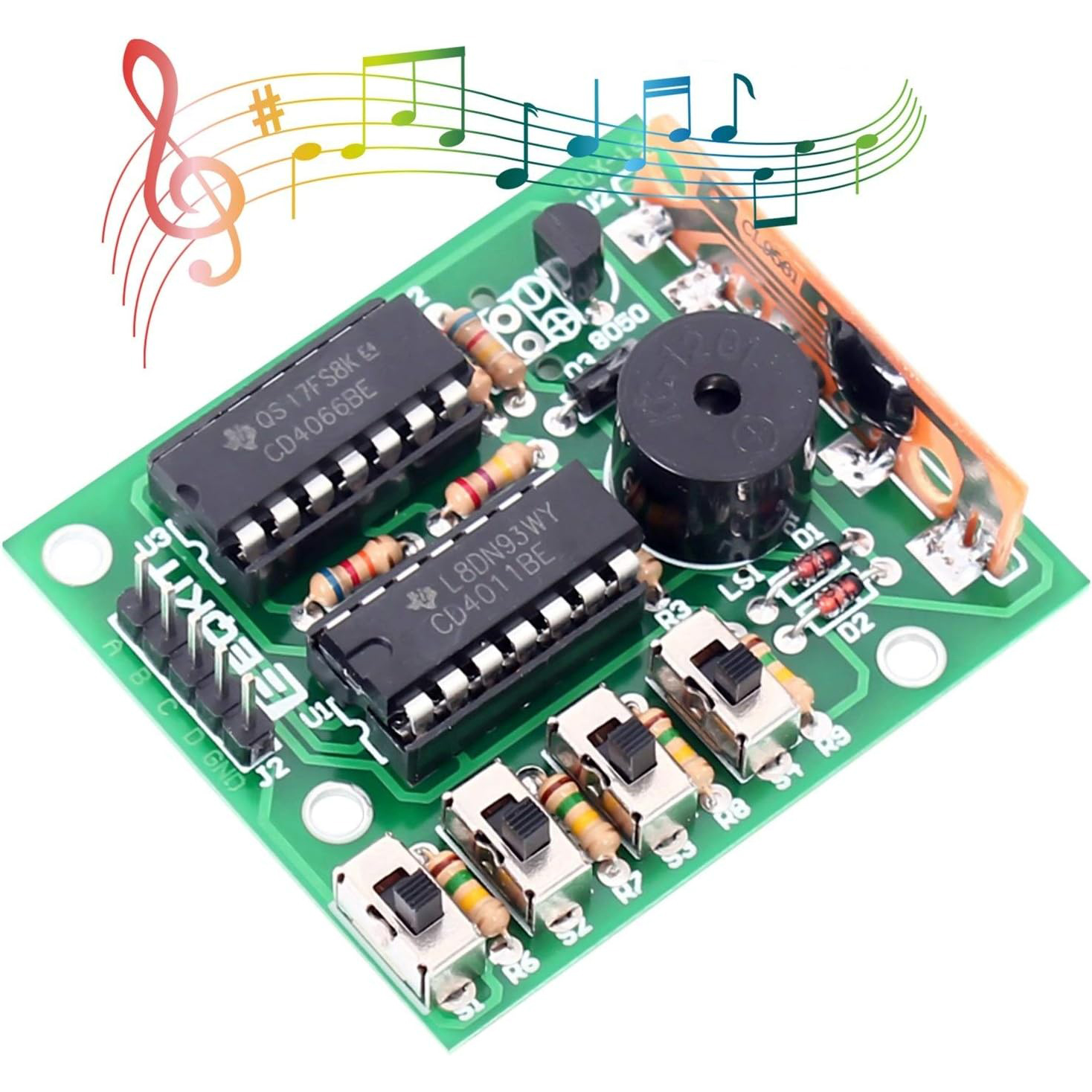 Electronic DIY Kits 16 Music B - огляд і ціна Diy Electronics Projects For Adults