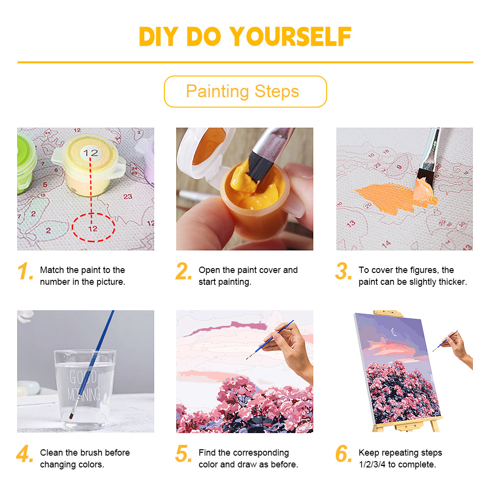 1pc frameless Digital Oil Pain - огляд і ціна Diy Elektronik