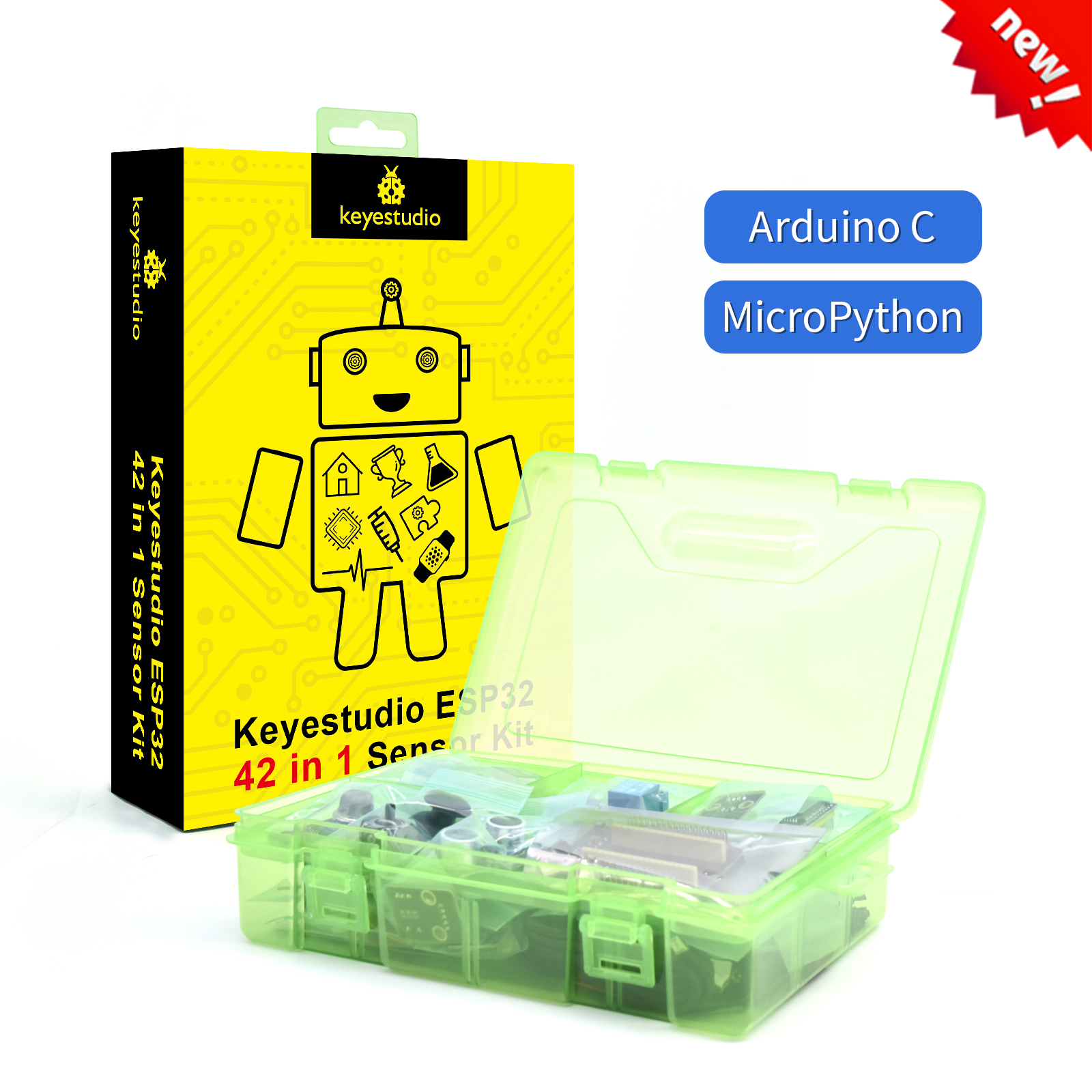 Kidsbits 42 in1 ESP32 Sensor M - огляд і ціна Diy Electronics Projects For Adults
