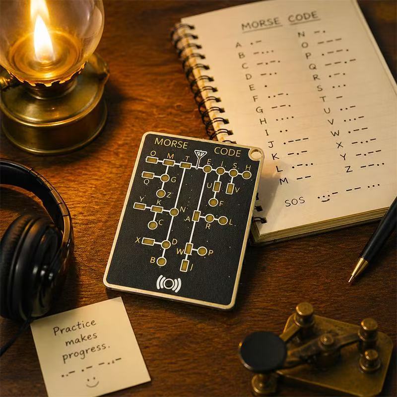LED Morse Code Trainer Card,PC - огляд і ціна Diy Electronics Projects For Adults