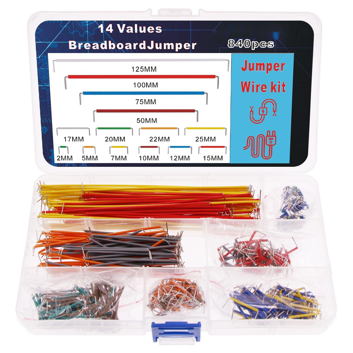 140Pcs 560Pcs 840Pcs Preformed - огляд і ціна Breadboard Jumper Wire