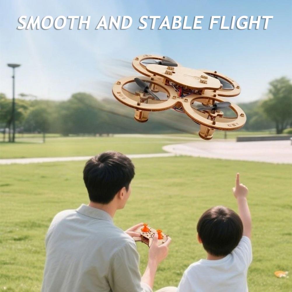 Rc Drone Toy Wooden Drone Puzz - огляд і ціна Diy Kit Elektronik