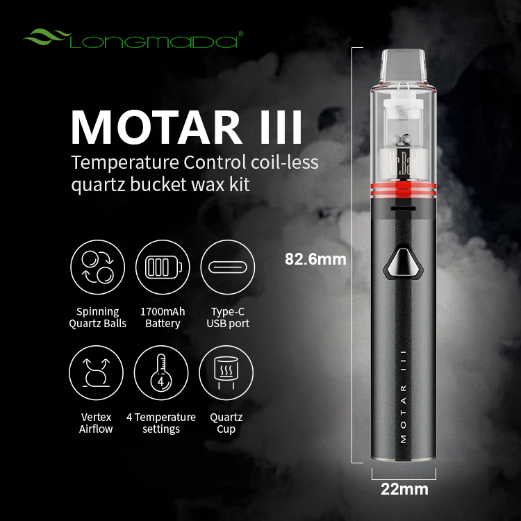 Longmada Motar III 3 Wax Pen K - огляд і ціна Diy Vape Electronics