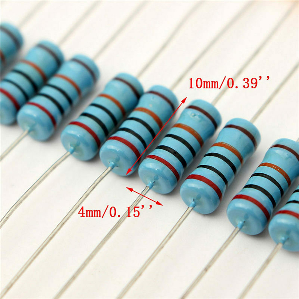 1000pcs 1% 1W 100 Value Metal  - огляд і ціна R/Diy Electronics