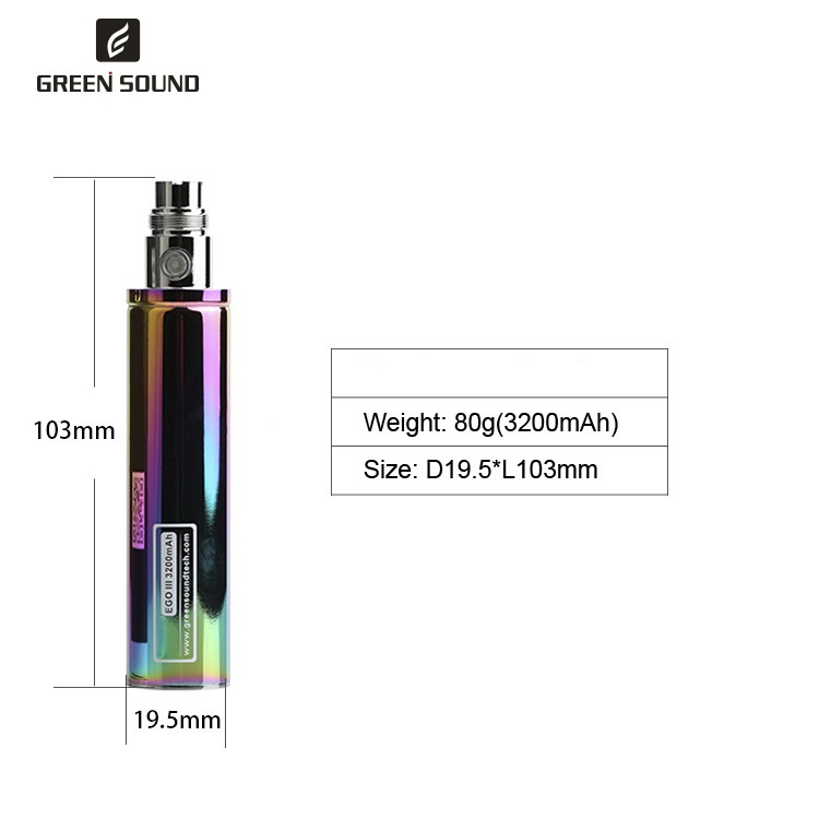 GS Ego 3 III 3200mAh Battery V - огляд і ціна Diy Vape Electronics