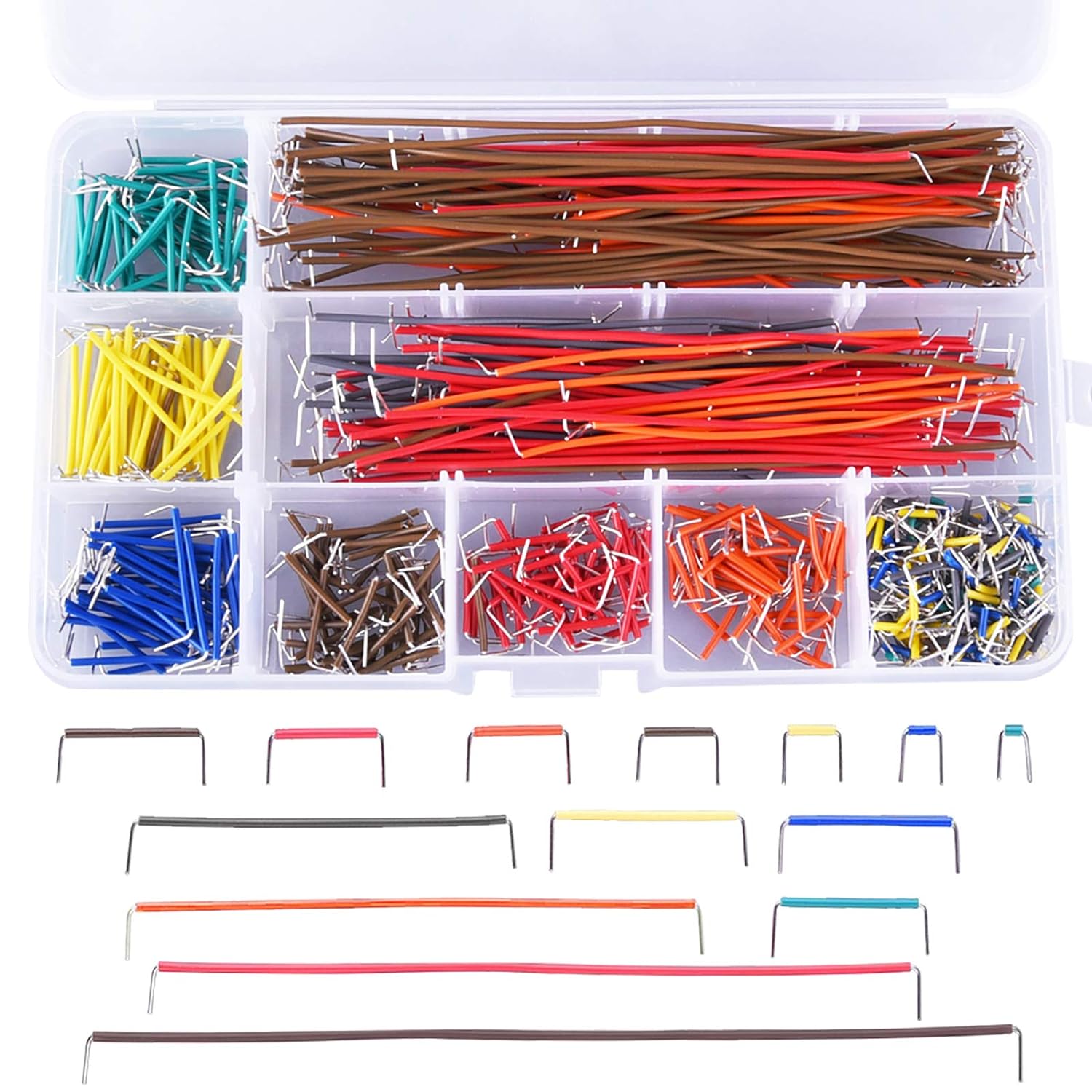 560 Pieces Jumper Wire Kit 14  - огляд і ціна Breadboard Jumper Wire