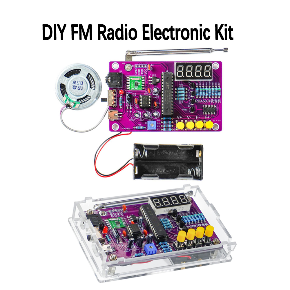 DIY FM Radio Electronic Kit 87 - огляд і ціна Diy Kit Elektronik