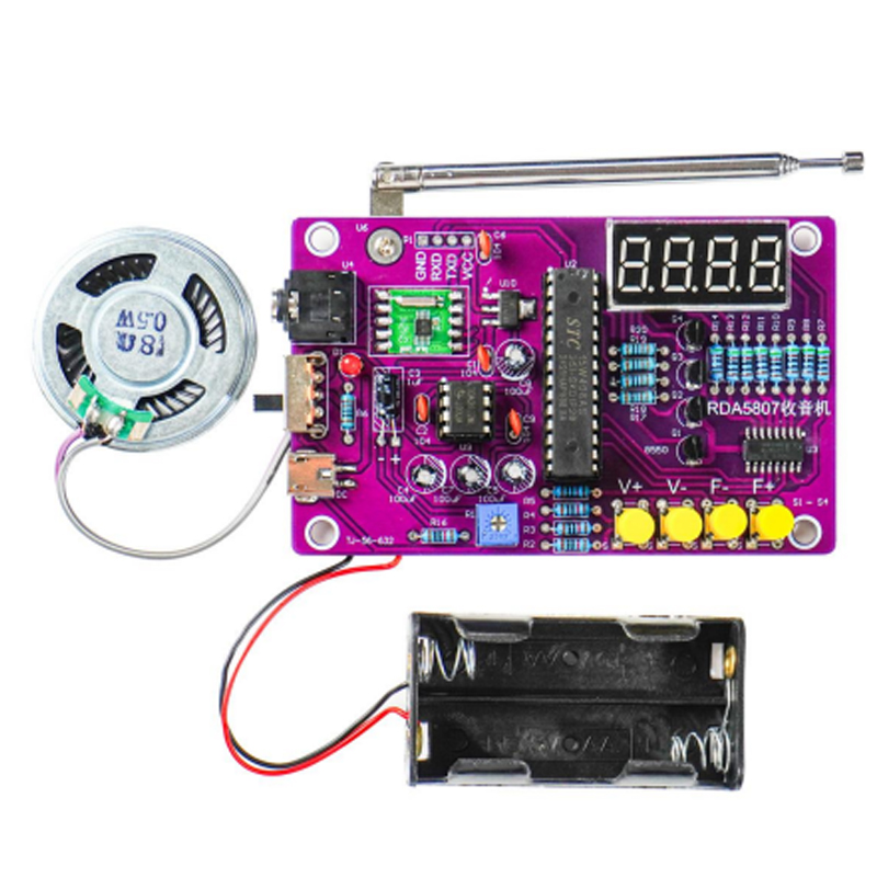 DIY FM Radio Electronic Kit 87 - огляд і ціна Diy Kit Elektronik