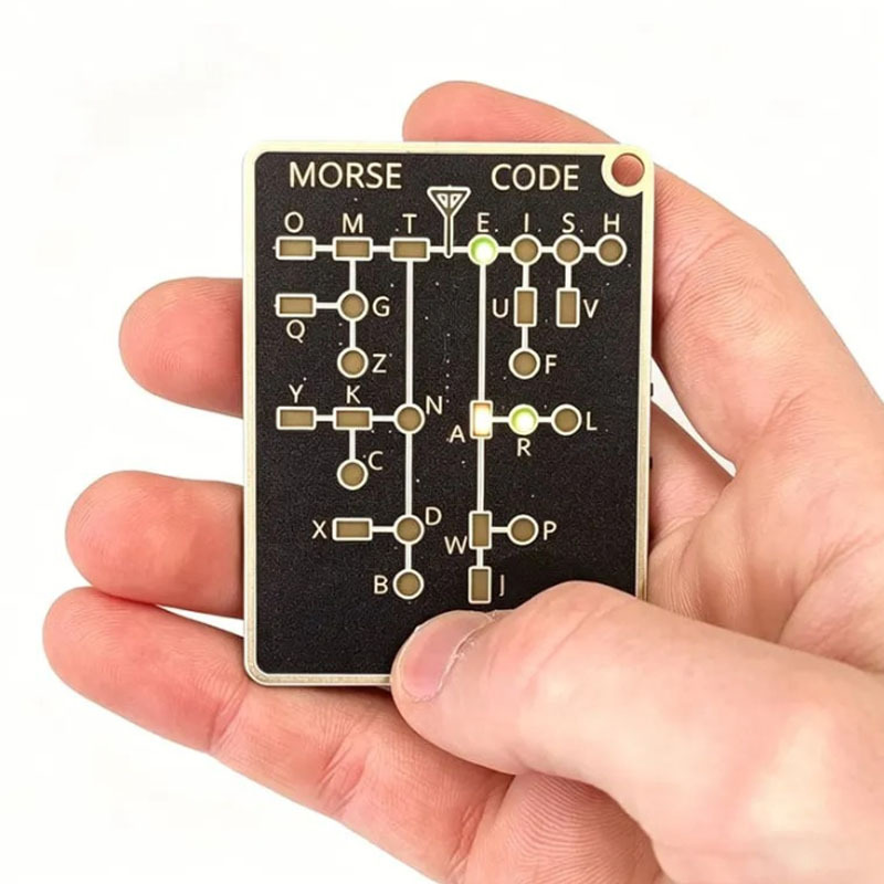 Morse Code Trainer Card Pro Le - огляд і ціна Diy Electronics Projects For Adults
