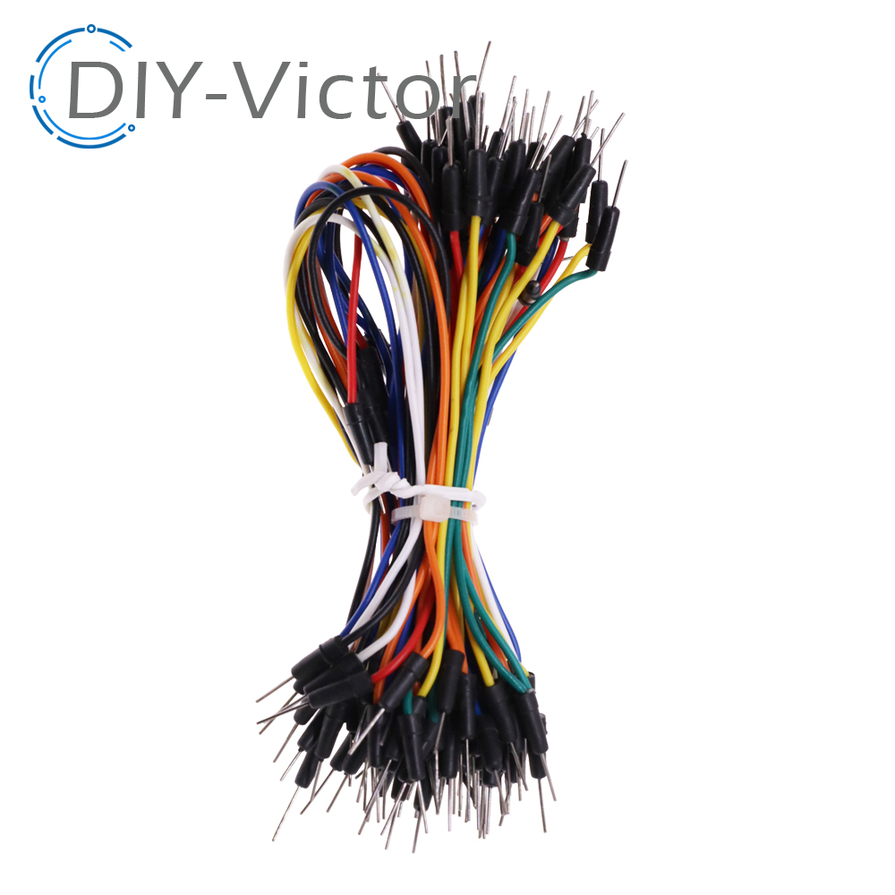 65pcs,New Solderless Flexible  - огляд і ціна Breadboard Jumper Wire