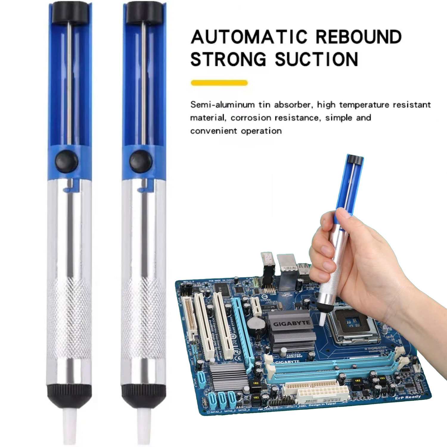 Aluminum Metal Desoldering Pum - огляд і ціна Desoldering Pump Solder