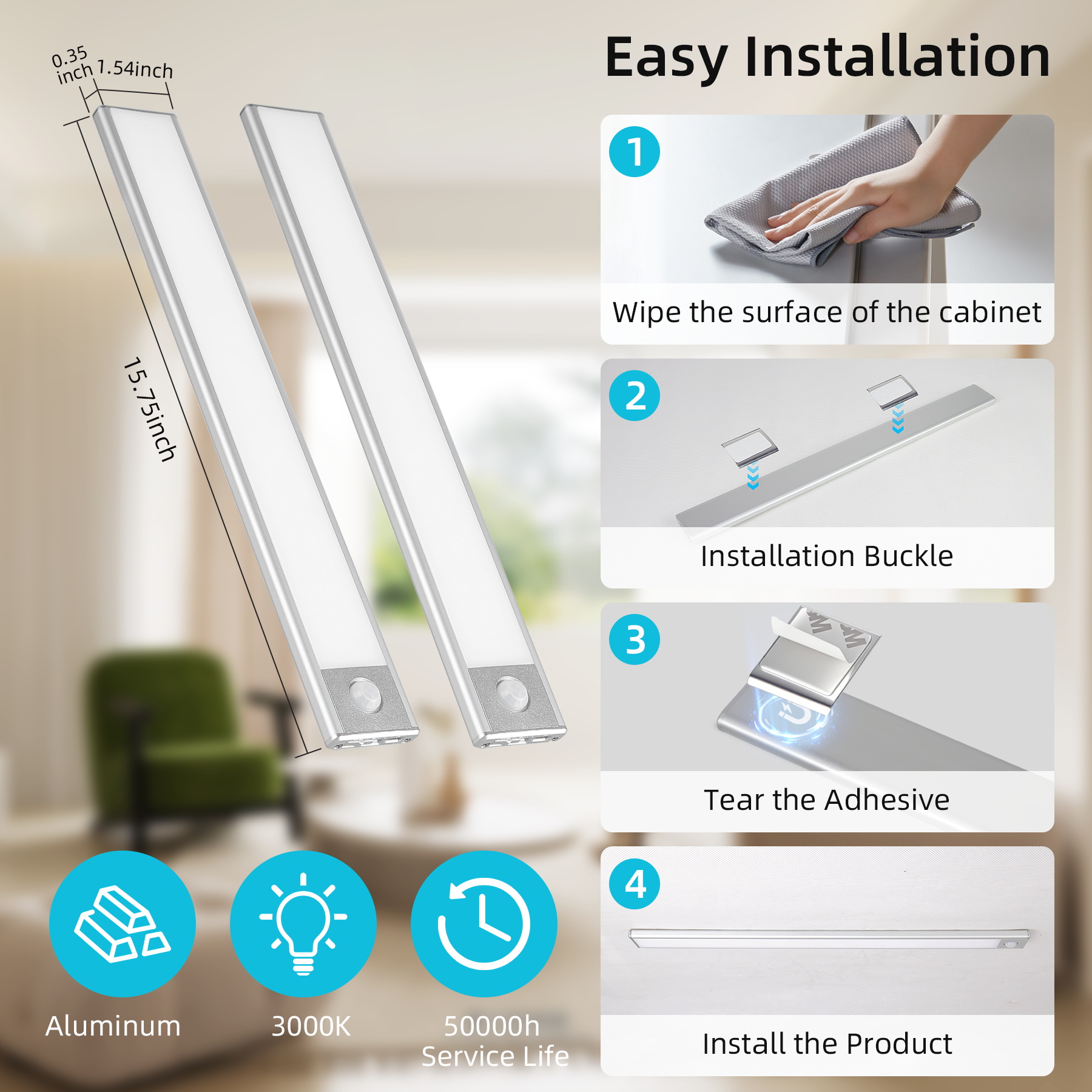 Night Light Under Cabinet Ligh - огляд і ціна Ldr Light Sensor
