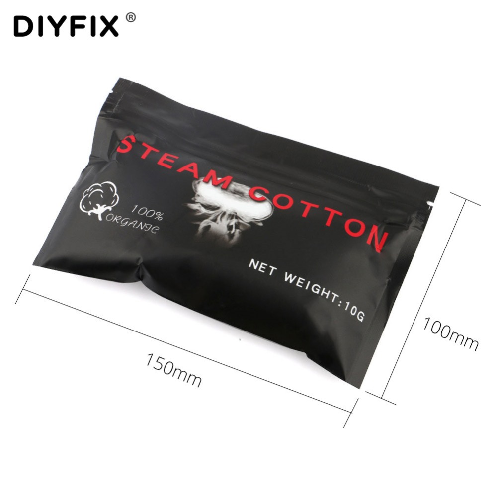 DIYFIX Organic Cotton Bacon Ke - огляд і ціна Diy Vape Electronics