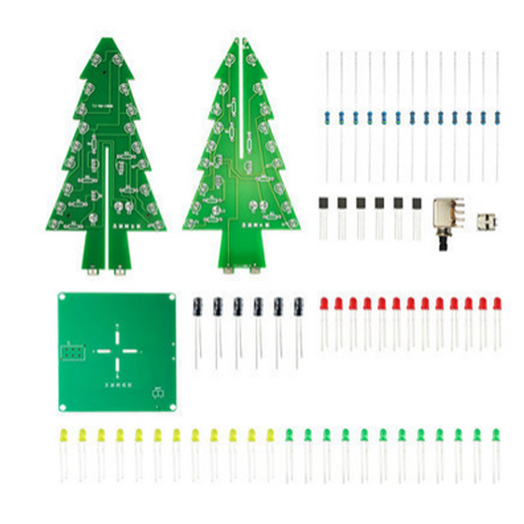 DIY Christmas Tree LED Flash K - огляд і ціна Diy Electronics Tool Kit