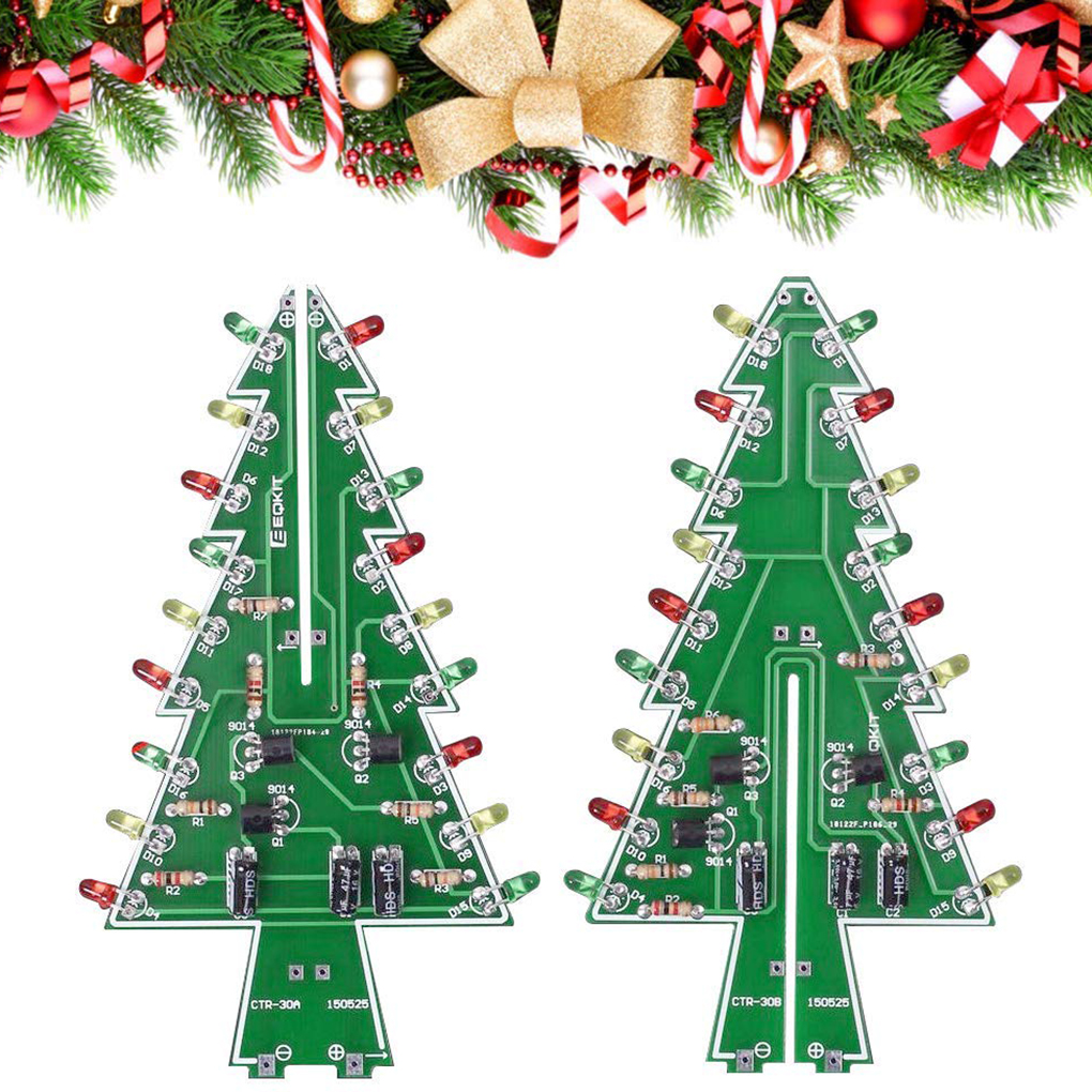 DIY Christmas Tree LED Flash K - огляд і ціна Diy Electronics Tool Kit