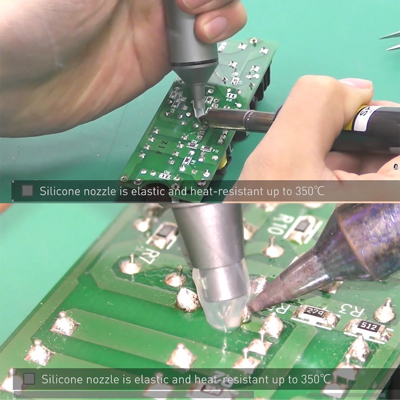 ANSIKI MJF-D9 Solder Sucker Al - огляд і ціна Desoldering Pump Solder