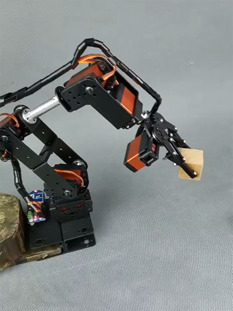 STEAM DIY 6 DOF Robot Metal Al - огляд і ціна Diy Kit Elektronik