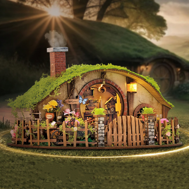 Wooden DIY Magic Ring Dollhous - огляд і ціна Diy Electronics Housing