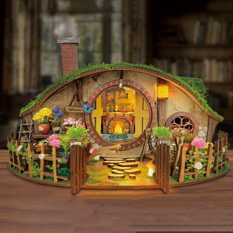 Wooden DIY Magic Ring Dollhous - огляд і ціна Diy Electronics Housing