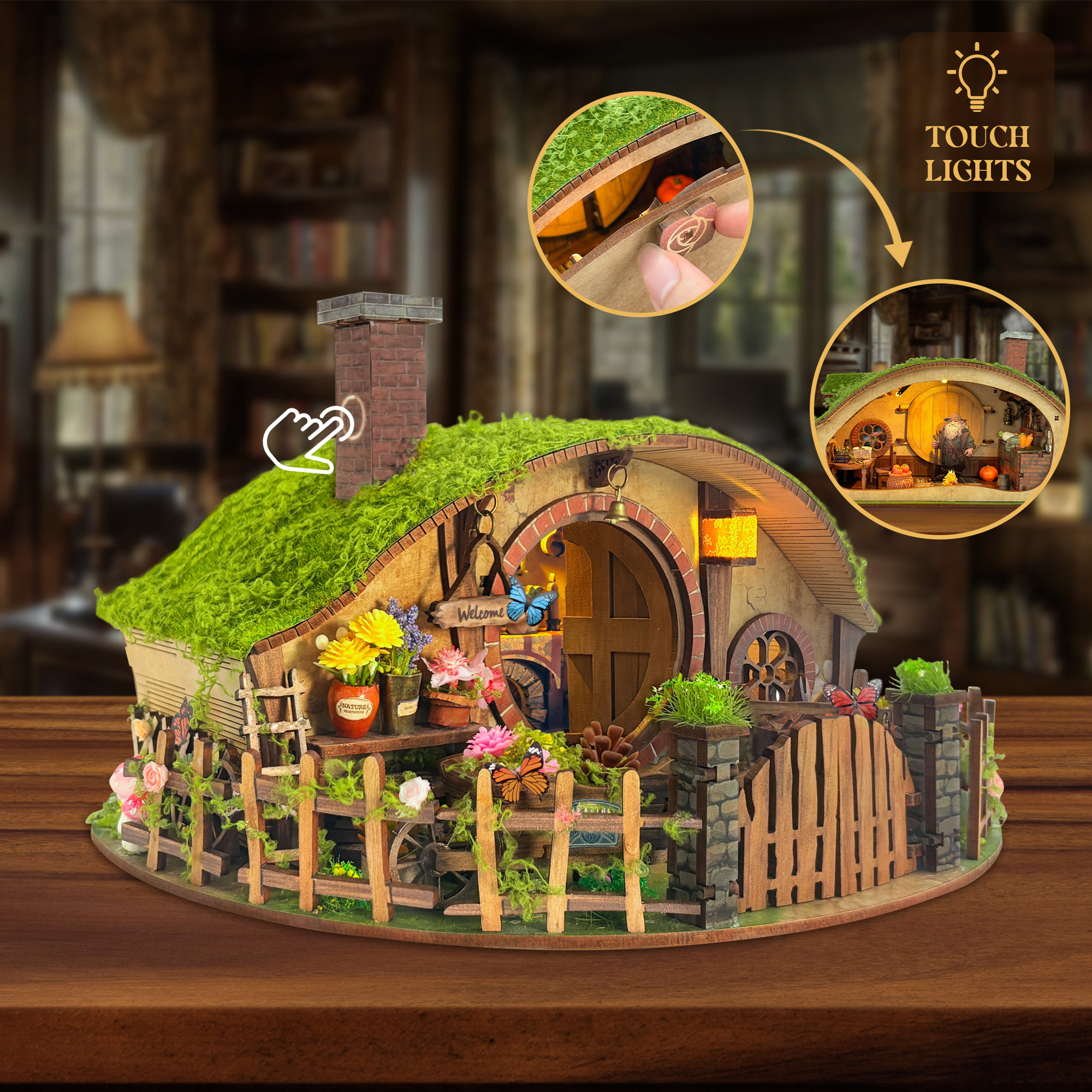 Wooden DIY Magic Ring Dollhous - огляд і ціна Diy Electronics Housing