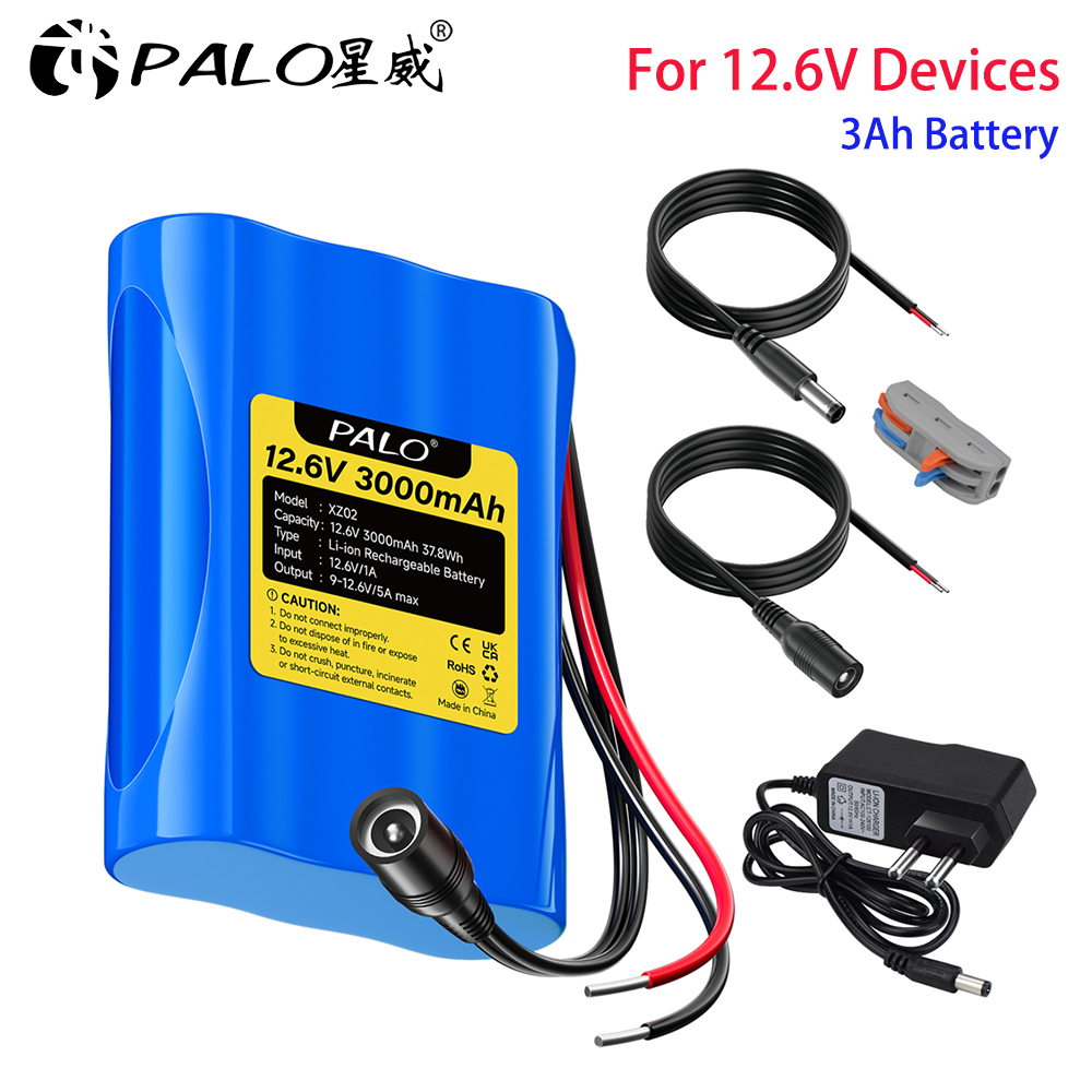 12.6V 3000mAh Rechargeable Bat - огляд і ціна Diy Boat Electronics