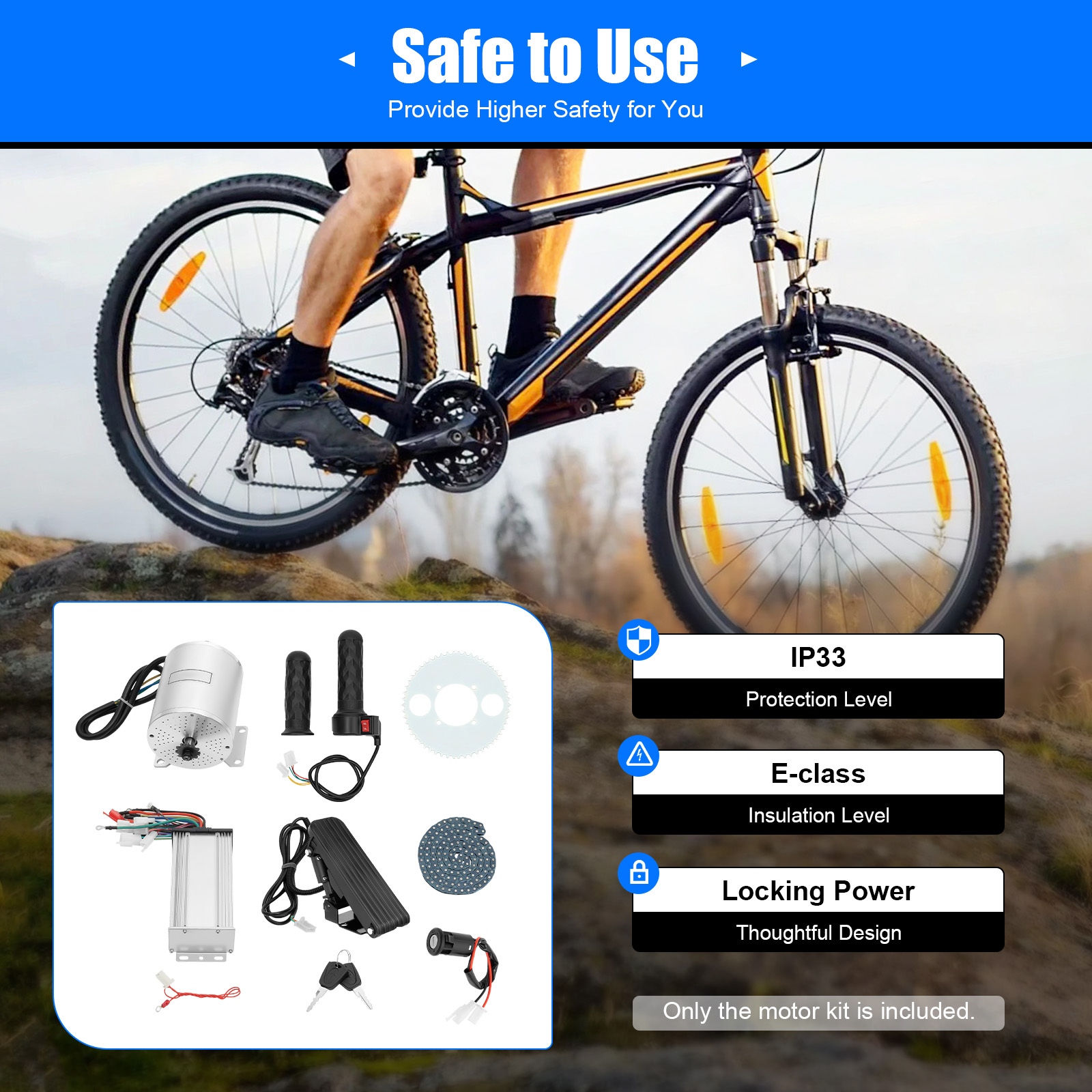 48-72V 3000W Brushless Motor K - огляд і ціна Diy Kit Elektronik