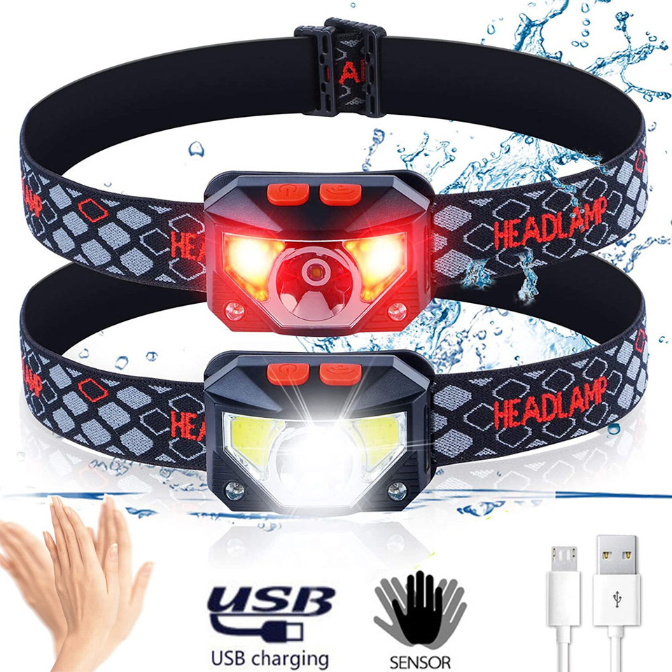 8 Modes LED Headlight Handfres - огляд і ціна Ldr Light Sensor
