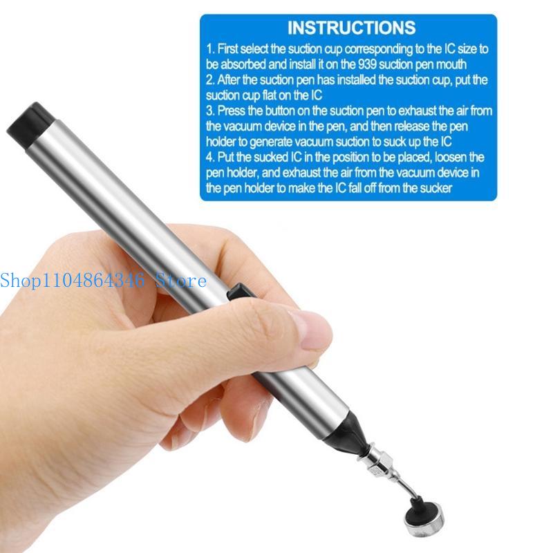 652F IC Tweezers Pick Up Tool  - огляд і ціна Desoldering Pump Solder
