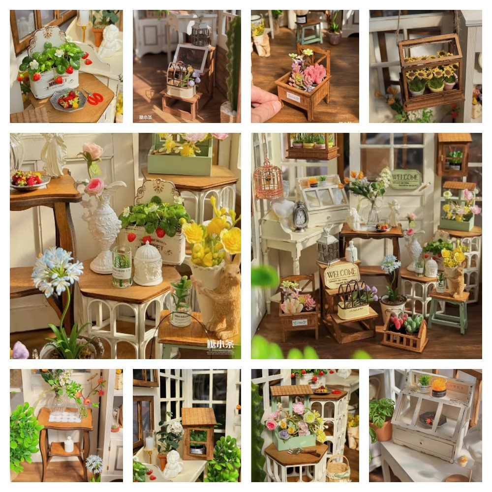Doll House Miniature Garden Ac - огляд і ціна Diy Electronics Housing
