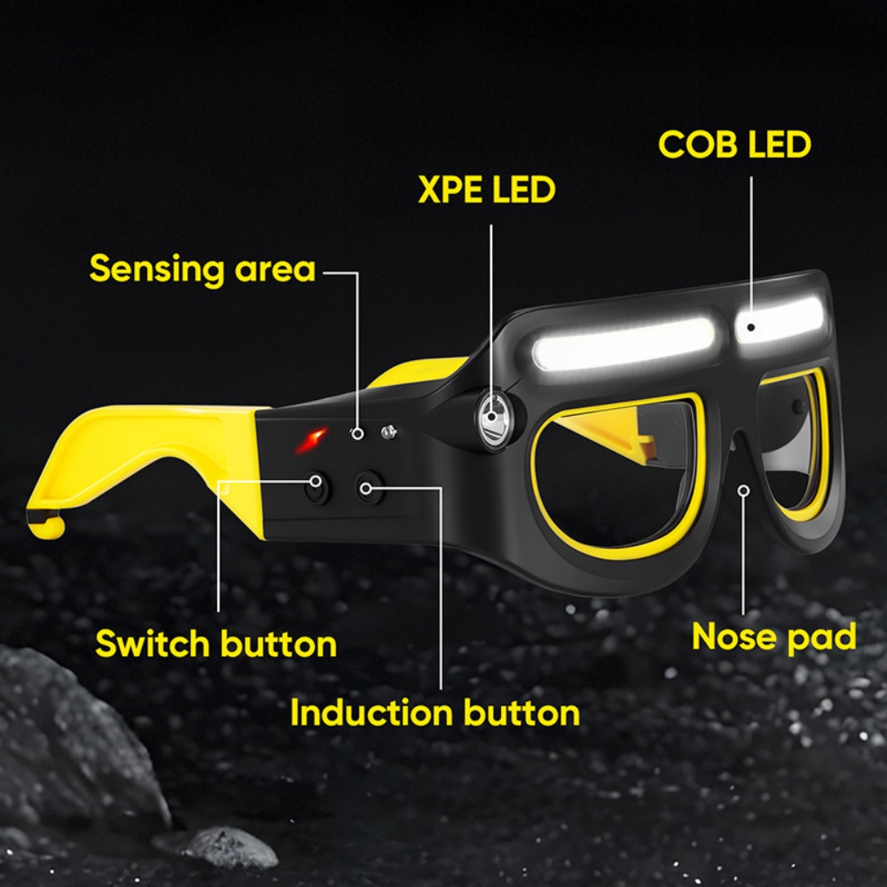 LED Headlamp Glasses Rechargea - огляд і ціна Ldr Light Sensor