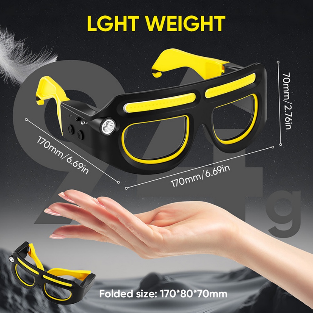 LED Headlamp Glasses Rechargea - огляд і ціна Ldr Light Sensor